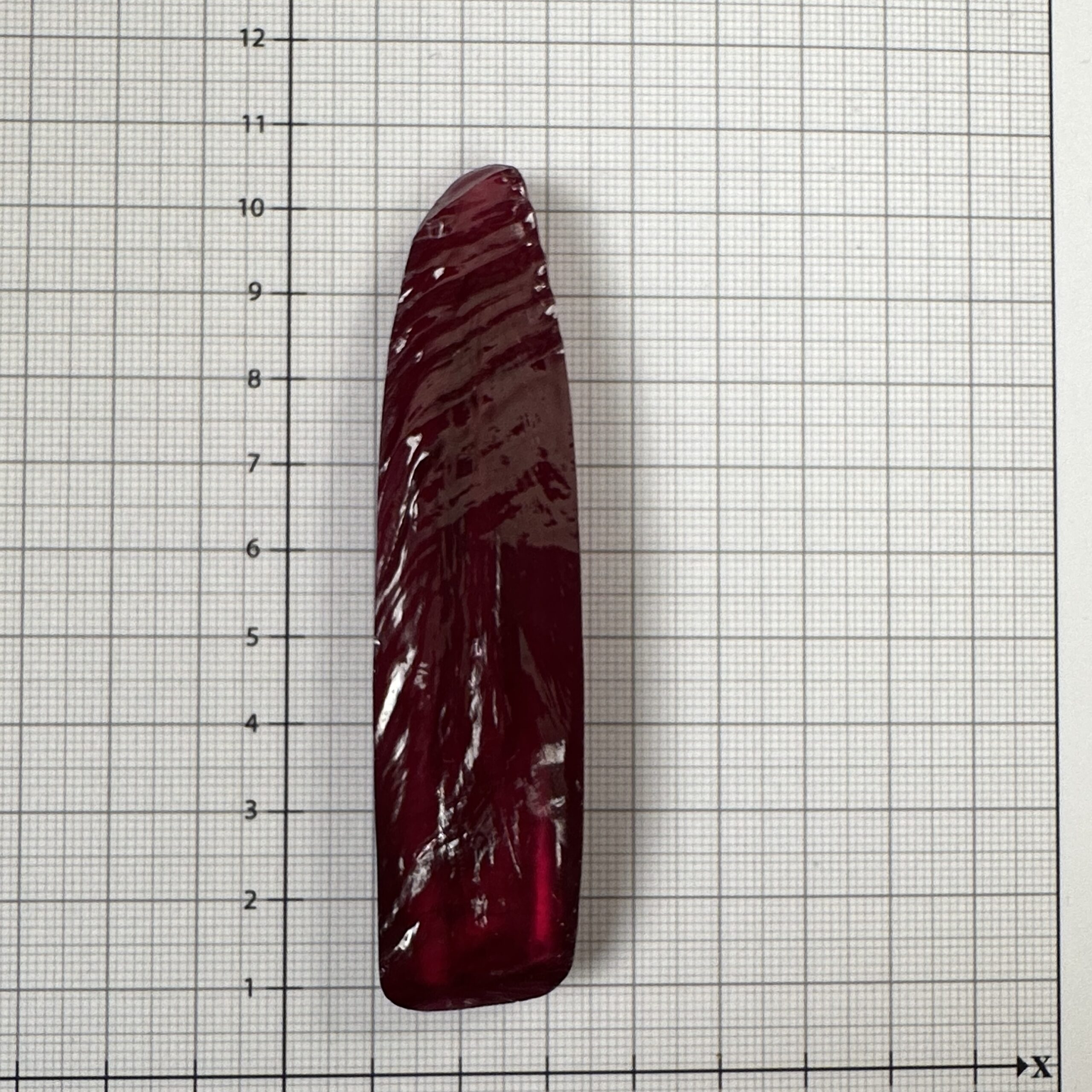 Ruby Rough – 287 ct · Synthetic · Ruby Red - Image 4