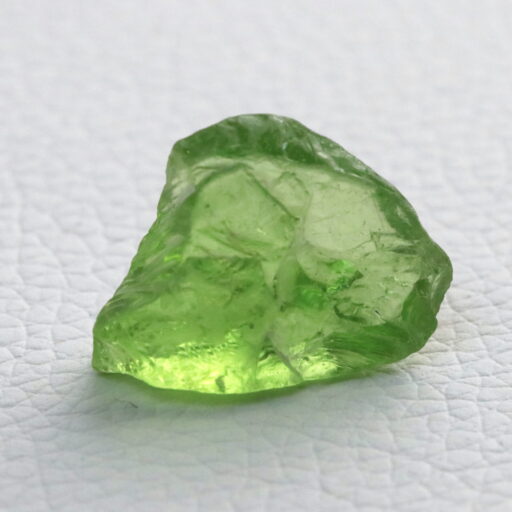 Apple Green Peridot · Facet Rough · 16.1 ct · Untreated