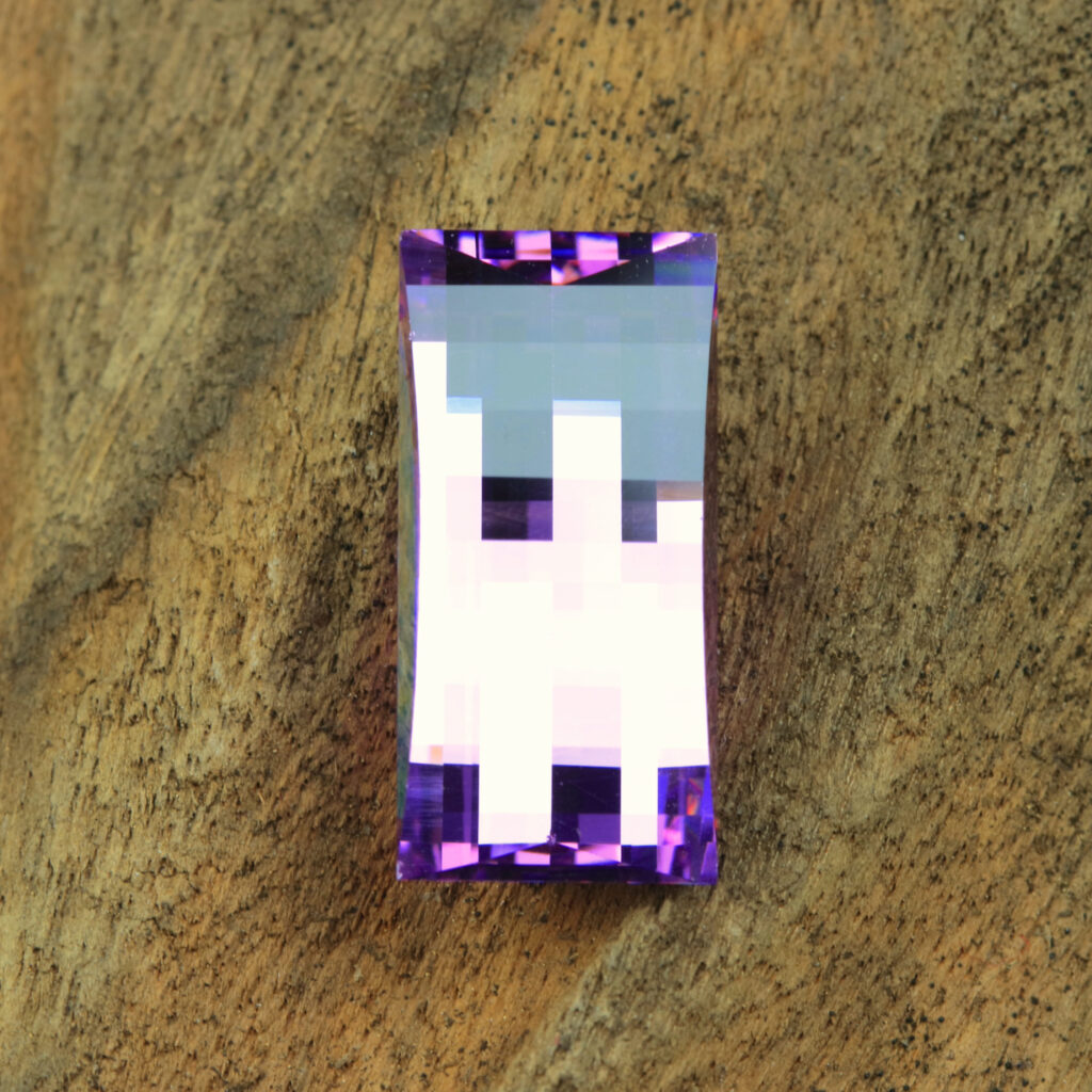Faceted Cubic Zirconia