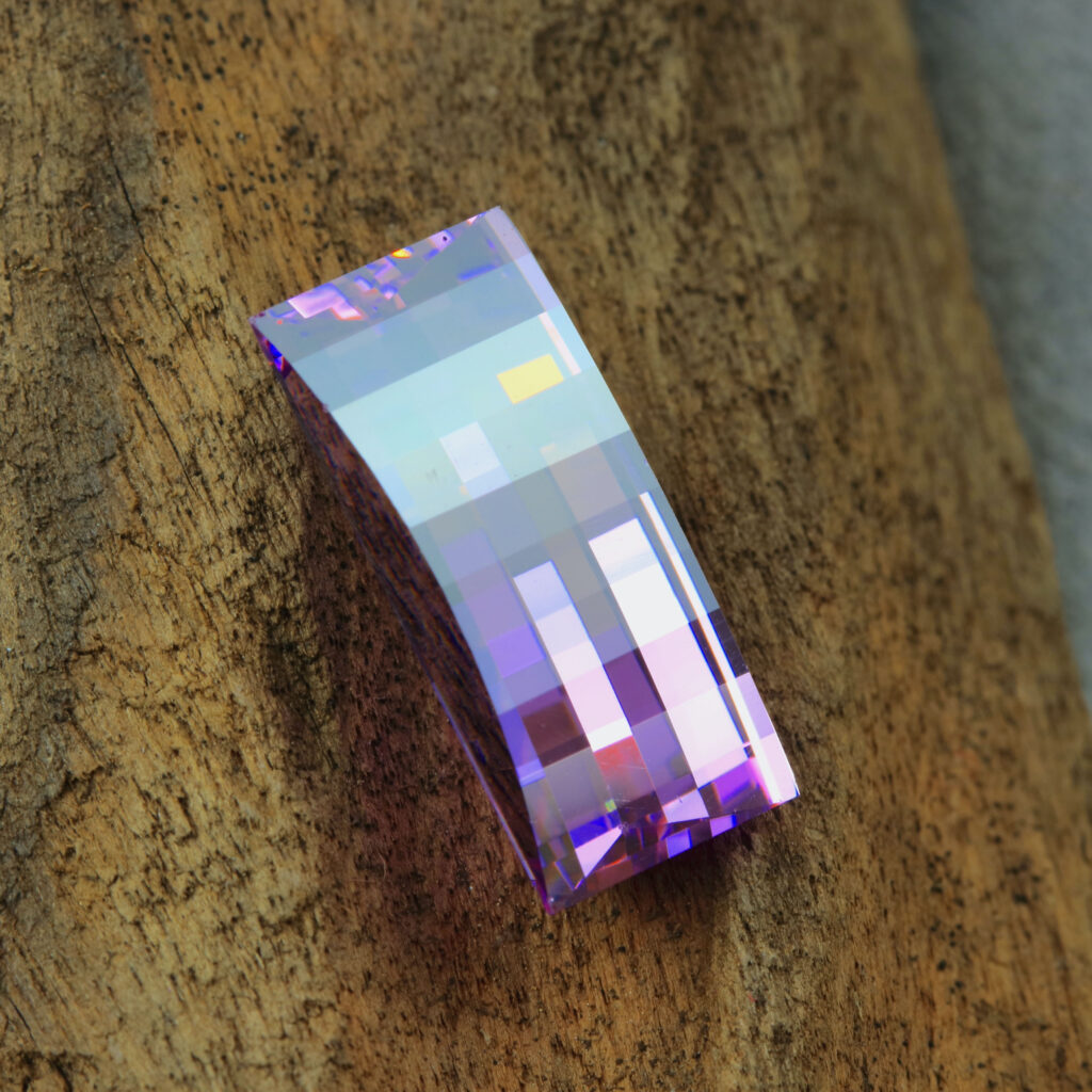 Faceted Cubic Zirconia